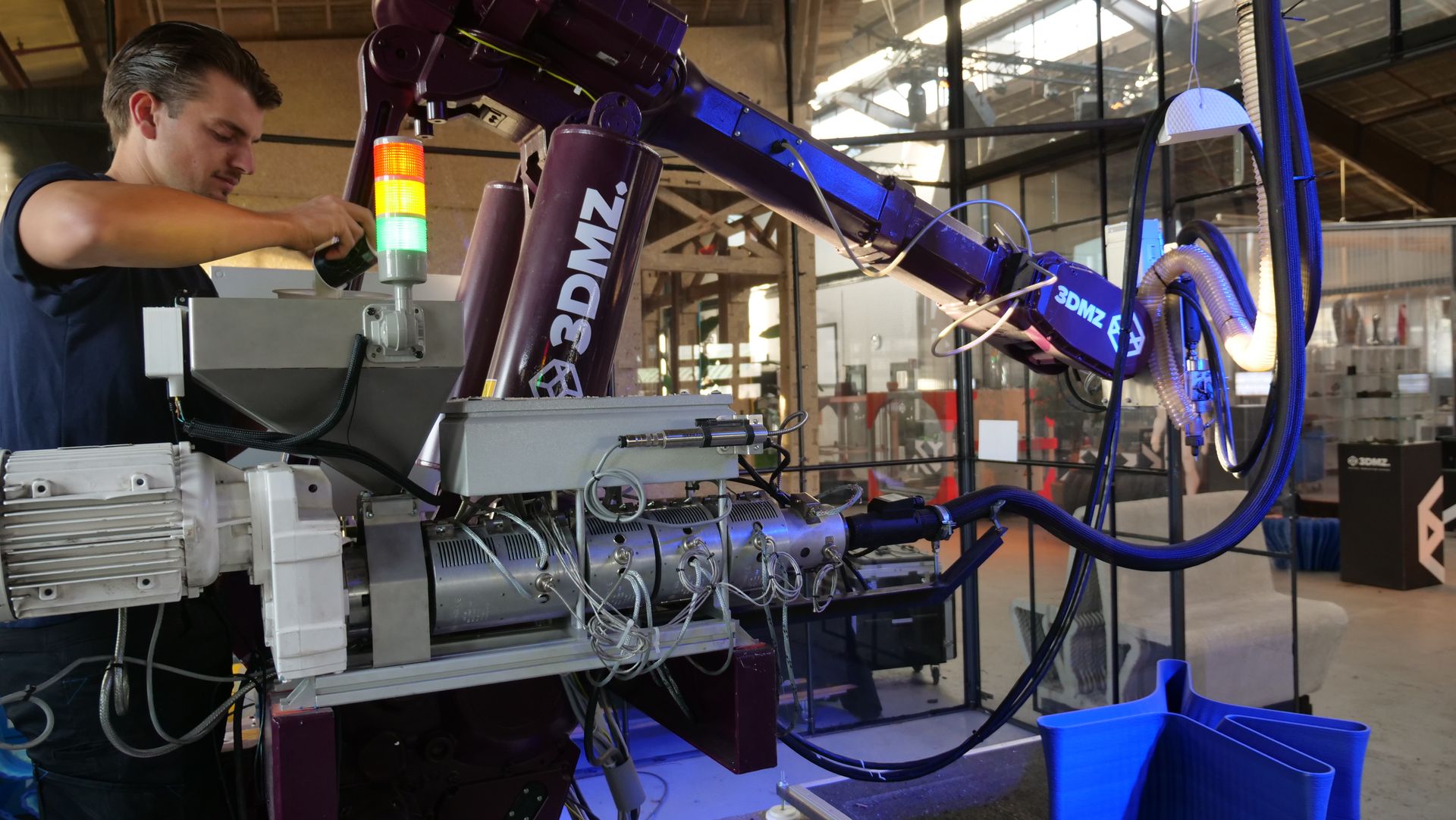 Bio-circular material extrusion